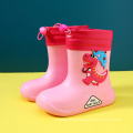Fashion Children's Shoes EVA Rubber Dinosaur Kids Cartoon Shoes Water Shoes Waterproof Rain Boots Toddler Girls Boys Rain Boots
